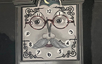 Self Portrait as Grandfather Clock, Captain Kangaroo, 1950s Self Portrait as Grandfather Clock, Captain Kangaroo, 1950s